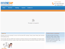 Tablet Screenshot of divinesap.com